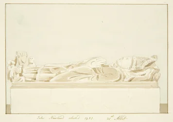 Abbild von Abt Newland in der Kathedrale von Bristol