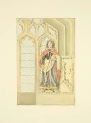 Figur von Königin Elizabeth in der St. Mary