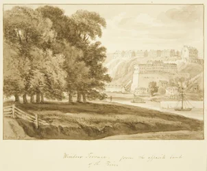Windsor Terrace, Clifton, von Süden des Avon