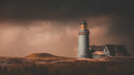 Stimmungsvoller Küstenleuchtturm