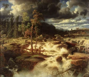 Wasserfall in Småland