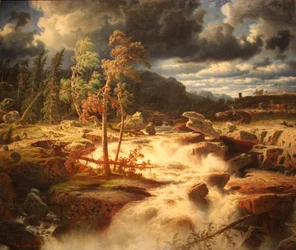 Wasserfall in Småland