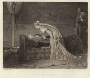 König Lear und Cordelia
