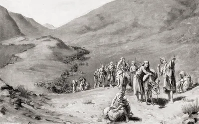 Migration der sumerischen Stämme, aus Hutchinsons Geschichte der Nationen, veröffentlicht 1915