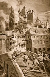 Die Verbrennung der Burg Wadenschwyl