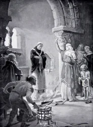 Das Urteil der neun Pflugscharen, Illustration aus „Die Geschichte der Nation“
