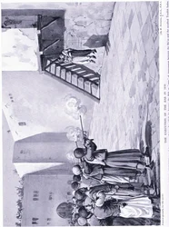 Die Hinrichtung des Bab im Jahr 1850 n. Chr.
