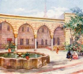 Hof des Hauses von Asad Pasha, Damaskus