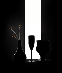 Dunkle Elegante Silhouetten