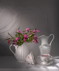 Elegante Teestundenblumen
