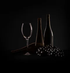 Elegantes Wein-Stillleben
