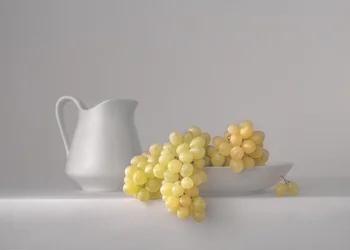 Frische Trauben Stillleben
