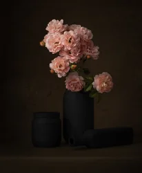 Stimmungsvolle Rosa Rosen