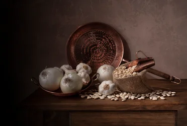 Rustikales Küchen-Stillleben
