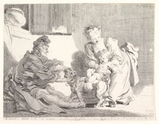 Das Kind und der Bulldogge, 1778