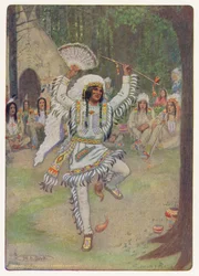 Illustration für Hiawatha von Longfellow