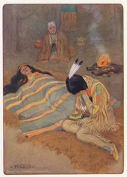 Illustration für Hiawatha von Longfellow