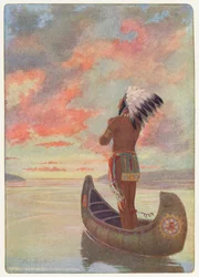 Illustration für Hiawatha von Longfellow