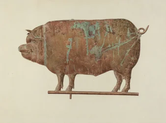 Schweine-Wetterfahne