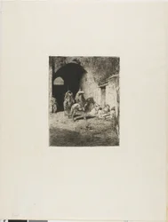 Wache der Kasbah in Tetuan