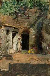 Roma-Höhlen, Granada, c.1871