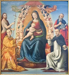 Madonna mit Kind und Heiligen