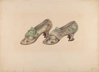 Damenschuhe, ca. 1939