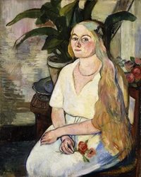 Porträt von Germaine Utter, 1922