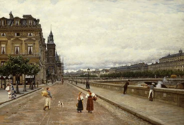 Früher Morgen entlang der Seine