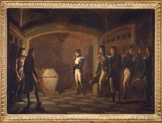Napoleon vor dem Grab Friedrichs des Großen, von Ponce-Camus, Marie Nicola