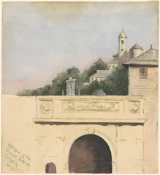 Blick auf den Palazzo Doria, Genua