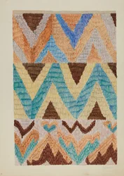 Colcha-Bettdecke, ca. 1937