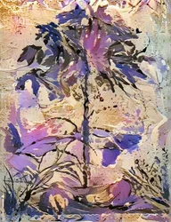 Schmetterlinge und Baum