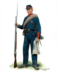 79. New Yorker Staatsmiliz Soldat 1861, 2024