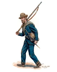 Südkalifornier der A.P. Hill Division 1862