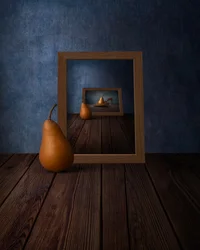 Unendliche Birnenspiegelung