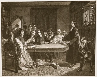 John Wesley und seine Freunde in Oxford, Illustration aus 