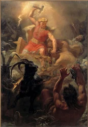 Thors Kampf mit den Riesen