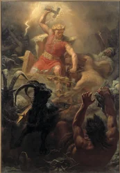 Thors Kampf mit den Riesen