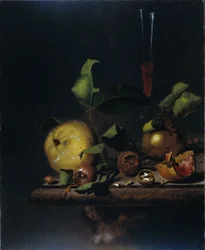 Stillleben mit Quitten
