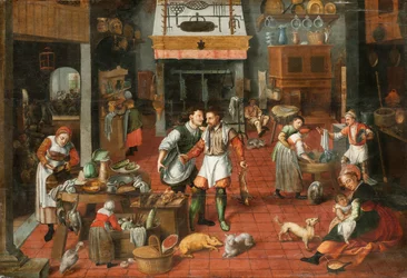 Kücheninterieur, ca. 1565