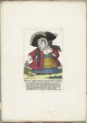 Die Zwergin Madame Sophia Luxuria, ca. 1710