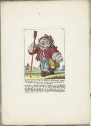 Der Zwerg Ploriander als Hirte, ca. 1710
