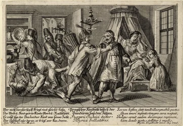 Die Panduren besuchen die Juden, ca. 1756