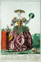 Die Frau des Apothekers, ca. 1735