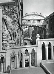 Die Seufzerbrücke und der Dogenpalast, Venedig, 1937