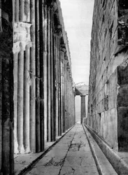 Die Nordseite des Parthenon, Athen, 1937