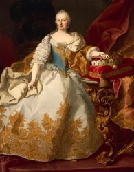 Österreich, Wien, Porträt Maria Theresias von Habsburg, Kaiserin des Heiligen Römischen Reiches