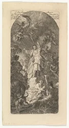 Der heilige Jakobus der Ältere predigt, ca. 1764