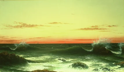 Meereslandschaft: Sonnenuntergang, 1861